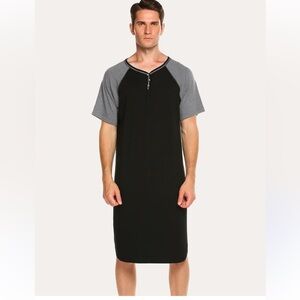 EKOUAER MEN COMFORT NIGHTSHIRT
